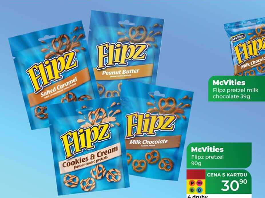 McVities Flipz pretzel 90g  