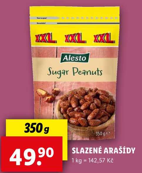 SLAZENÉ ARAŠÍDY, 350 g