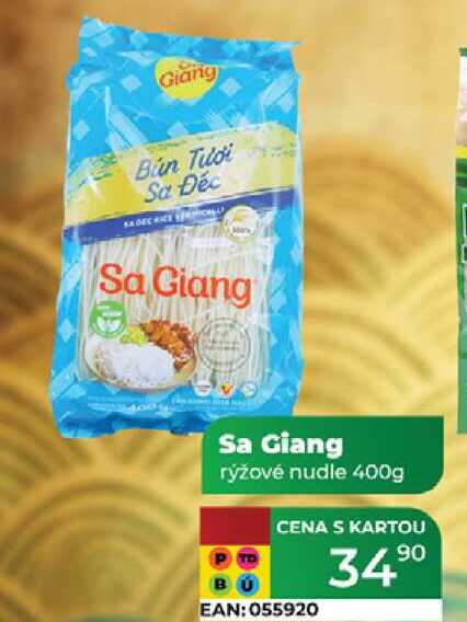 Sa Giang rýžové nudle 400g  