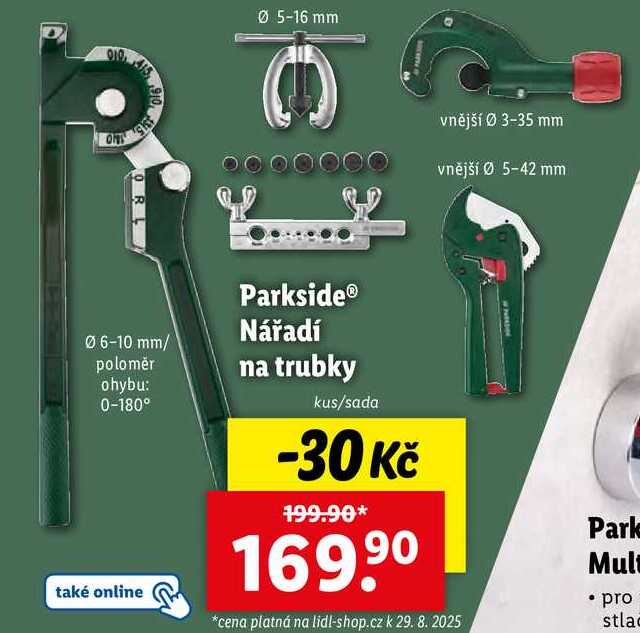 Parkside Nářadí na trubky 