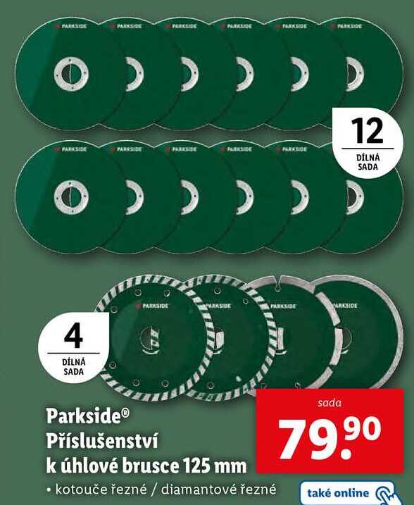 Parkside Příslušenství k úhlové brusce 125 mm 