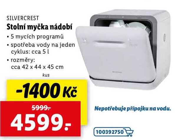 Stolní myčka nádobí 