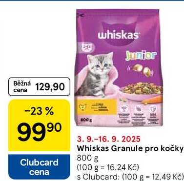 Whiskas Granule pro kočky, 800 g  