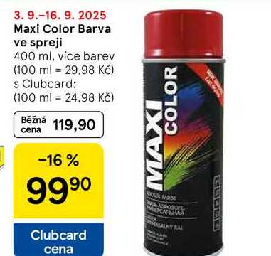 Maxi Color Barva ve spreji, 400 ml