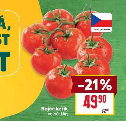 Rajče keřík volné, 1 kg 