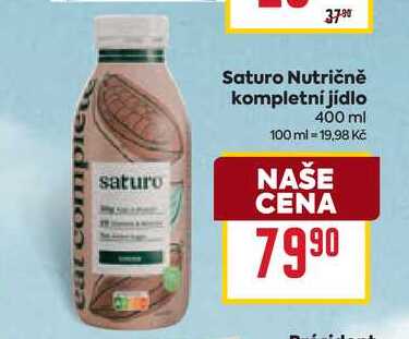 Saturo Nutričně kompletní jídlo 400 ml