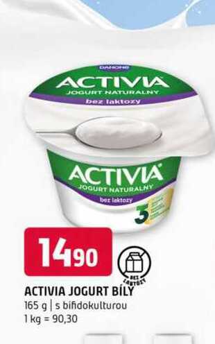 ACTIVIA JOGURT BÍLY 165 g 
