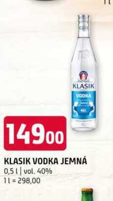 KLASIK VODKA JEMNÁ 0,5 l