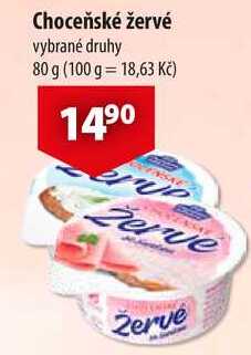 Choceňské žervé, 80 g