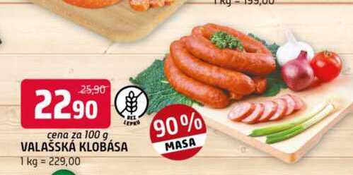 VALAŠSKÁ KLOBÁSA 100 g