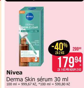 NIVEA Derma Skin sérum 30 ml