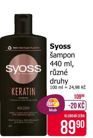 Syoss šampon 440 ml