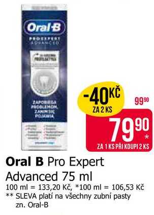 Oral B Pro Expert Advanced 75 ml 