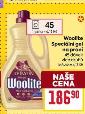 Woolite Speciální gel na praní 45 dávek