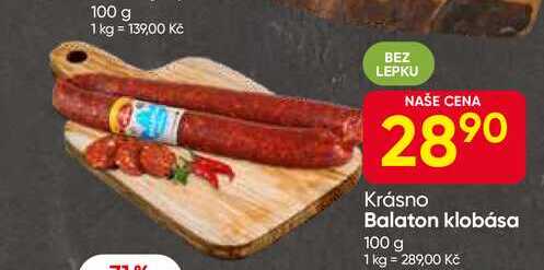 Balaton klobása 100 g 