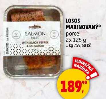 LOSOS MARINOVANÝ, porce 2x 125 g 