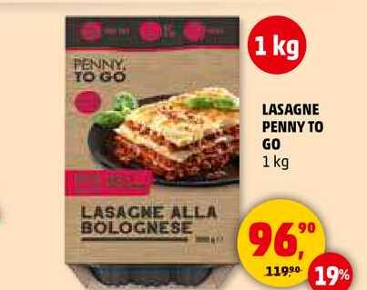 LASAGNE PENNY TO GO, 1 kg