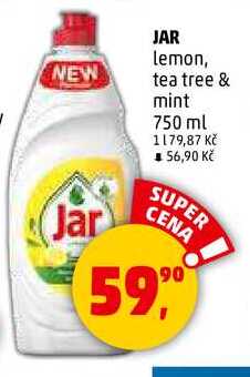 JAR Lemon, tea tree & mint, 750 ml 
