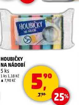 HOUBIČKY NA NÁDOBÍ, 5 ks 