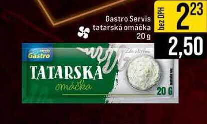 Gastro Servis tatarská omáčka 20 g  
