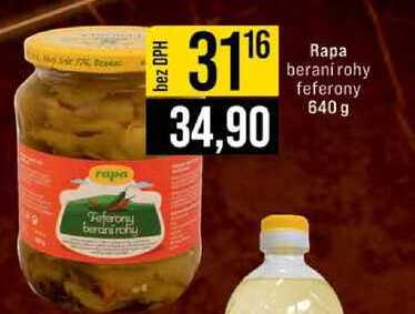Rapa berani rohy feferony 640 g