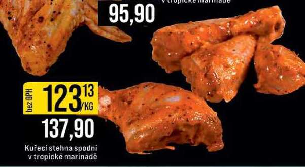 Kuřecí stehna spodní v tropické marinádě 1 kg 