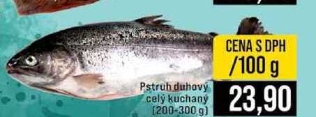 Pstruh duhový celý kuchaný 100 g