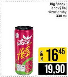 Big Shock! ledový čaj různé druhy 330 ml 
