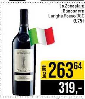 Lo Zoccolaio: Baccanera Langhe Rosso DOC 0,75 l