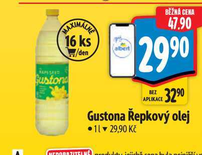   Gustona Řepkový olej  1 l