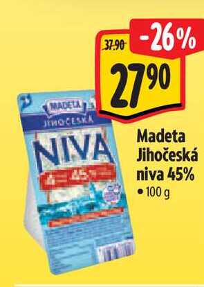   Madeta Jihočeská niva 45% 100 g 