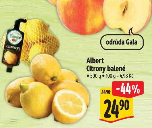   Albert Citrony balené 500 g 