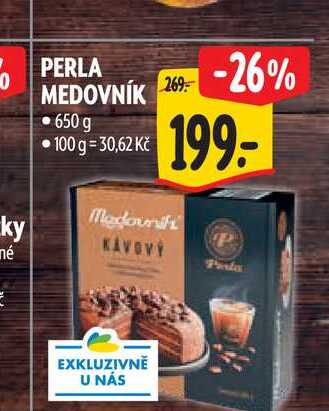 PERLA MEDOVNÍK 650 g 