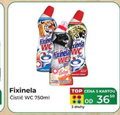 Fixinela Čistič WC 750ml 