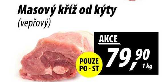 Masový kříž od kýty (vepřový), 1 kg 