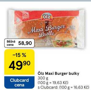 Ölz Maxi Burger bulky, 300 g 
