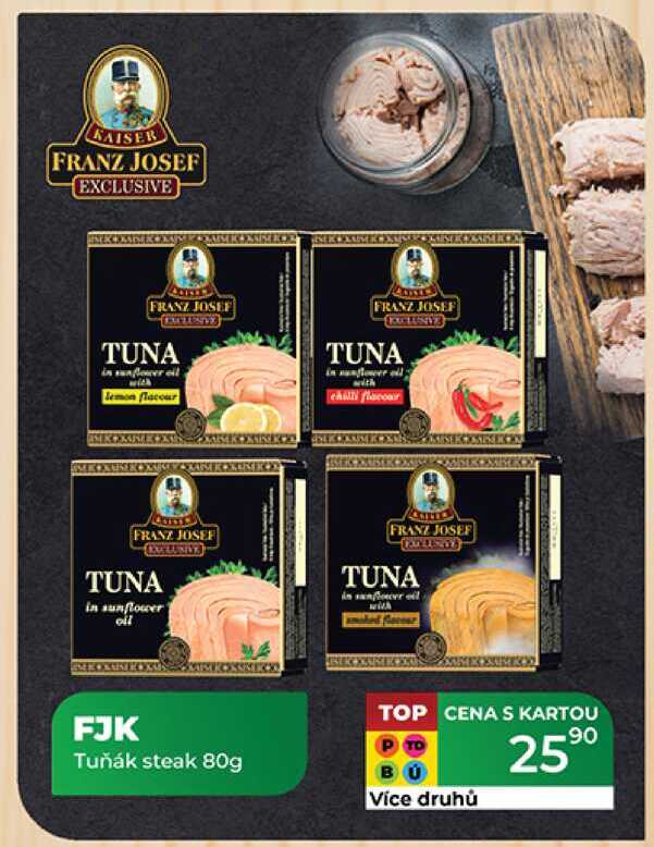 FJK Tuňák steak 80g 