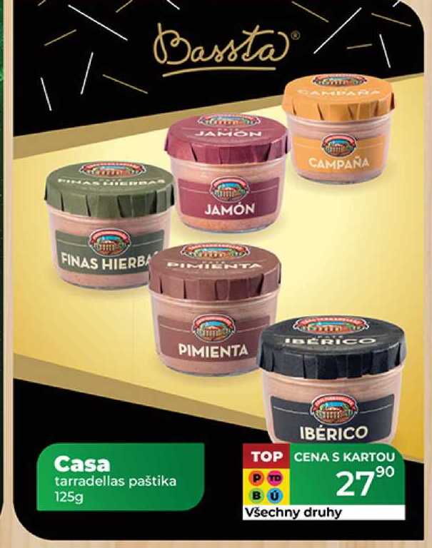 Casa tarradellas paštika 125g 