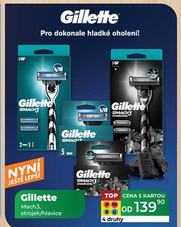 Gillette Mach3, strojek/hlavice  