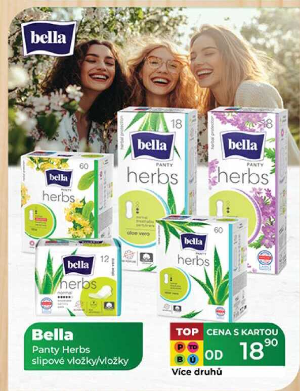 Bella Panty Herbs slipové vložky/vložky 
