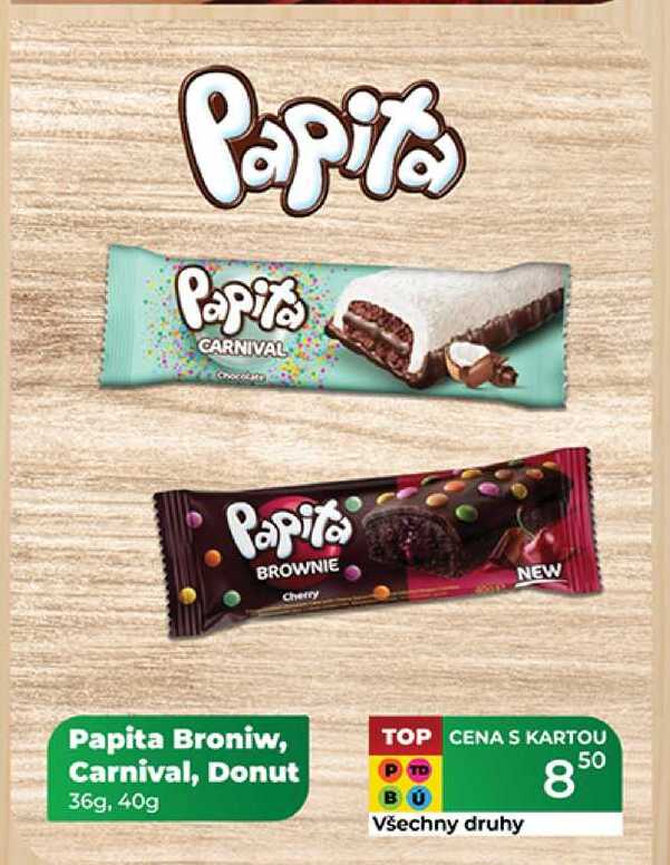 Papita Broniw, Carnival, Donut 36g, 40g 