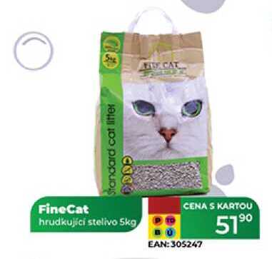 FineCat hrudkující stelivo 5kg  