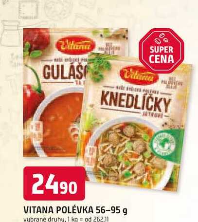 Vitana polévka 56-95g