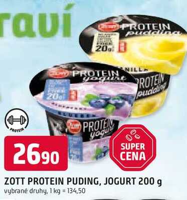 ZOTT PROTEIN PUDING, JOGURT 200g 