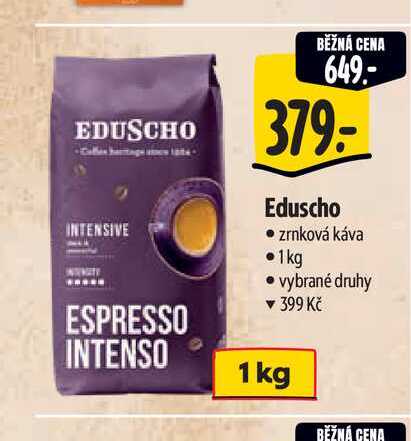   Eduscho zrnková káva 1kg  