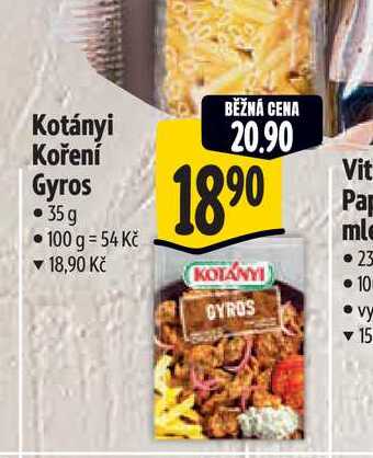 Kotányi Koření Gyros  35 g 