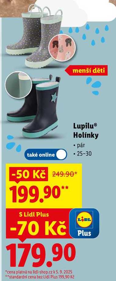 Lupilu Holínky 