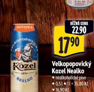  Velkopopovický Kozel Nealko 0,5 l