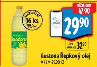 Gustona Řepkový olej, 1 l