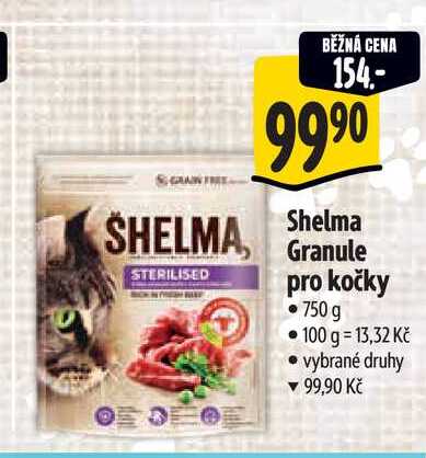   Shelma Granule pro kočky 750 g 